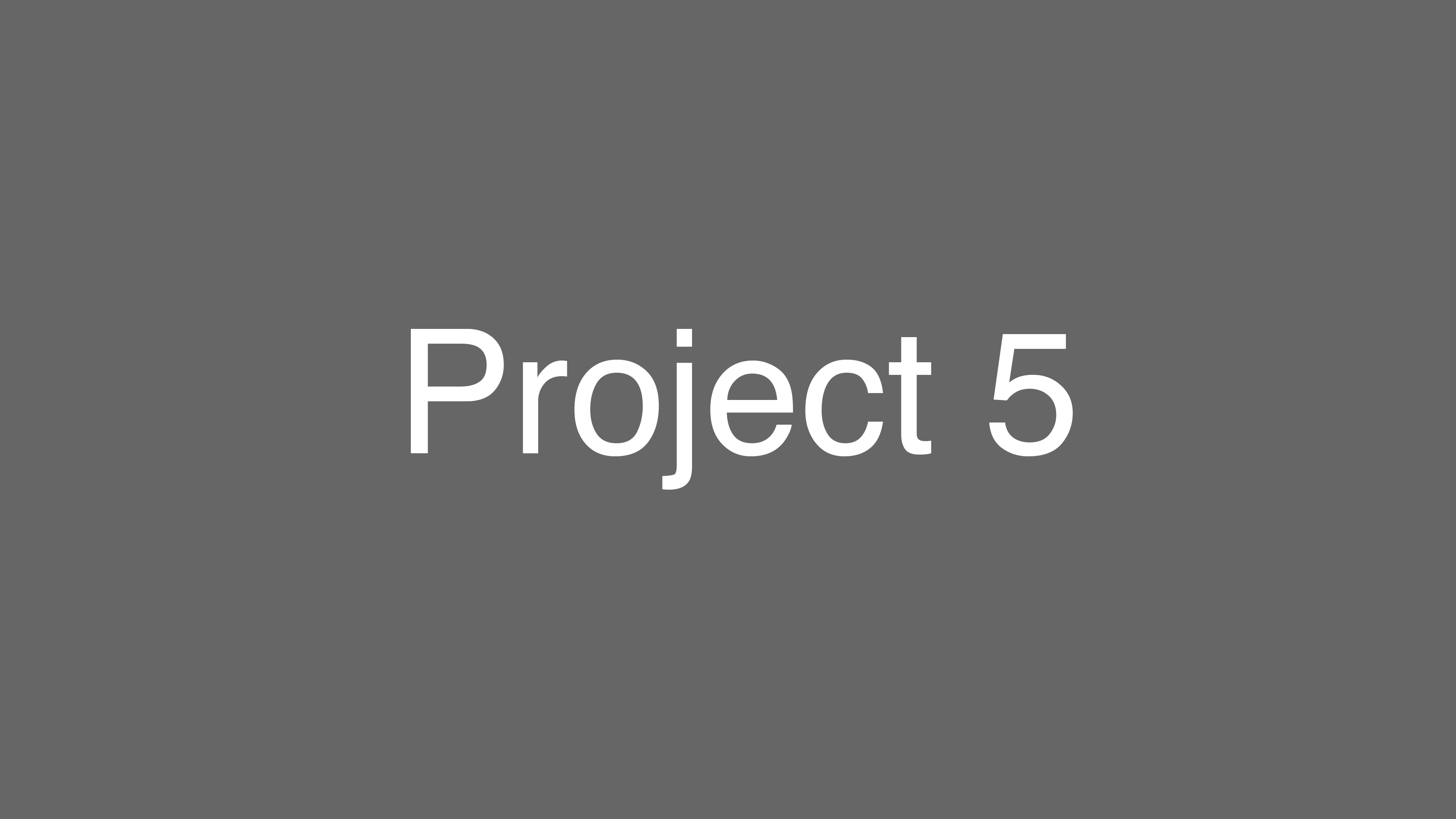 project 5